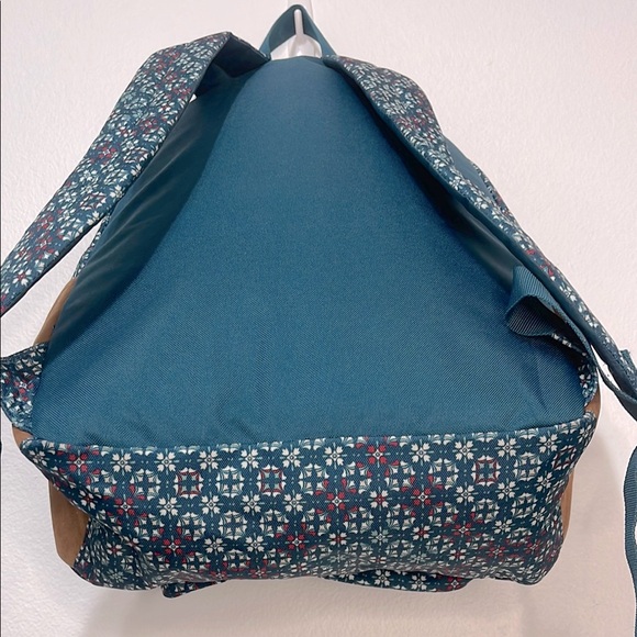 Roxy Blue and Brown Geometric Pattern Backpack EUC No Callouts main image 6